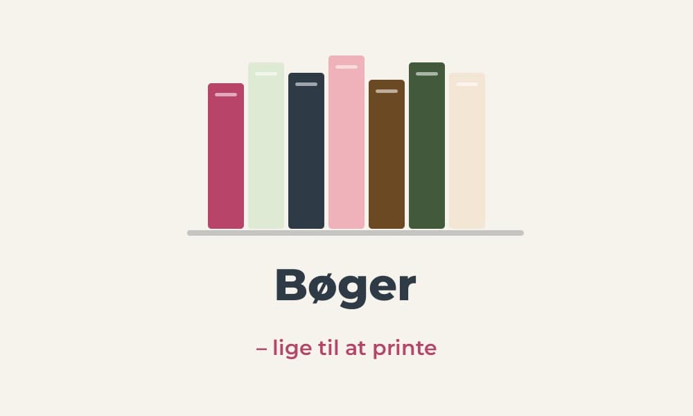 Bøger – lige til at printe